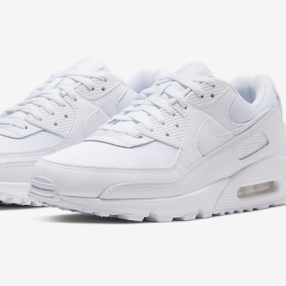 Nike Air Max 90 Athletic Sneakers- White